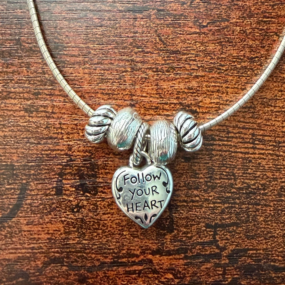 Brighton Angel Wings Heart Charm Necklace
